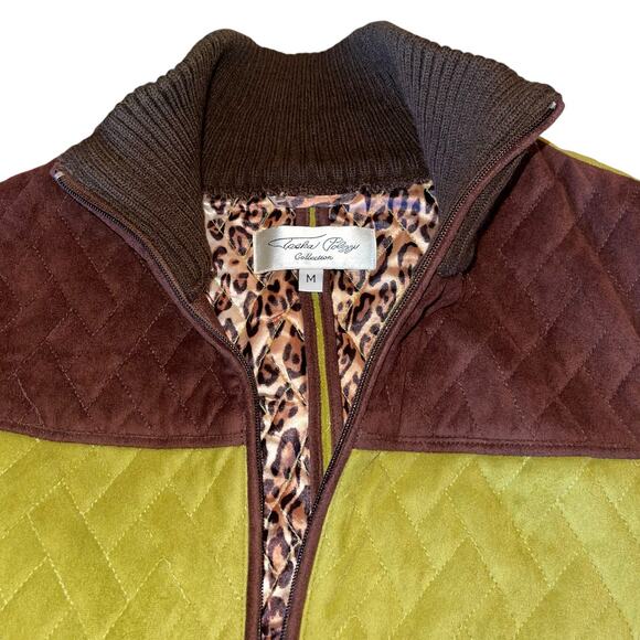 Tasha Polizzi Vest Quilted Microsuede Leopard - Picture 7 of 11